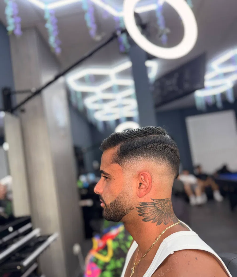 Präziser Fade mit sauberer Kontur